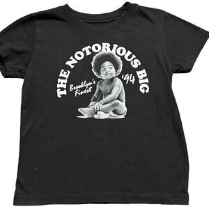 The notorious BIG Brooklyn’s finest black toddler t shirt 5T